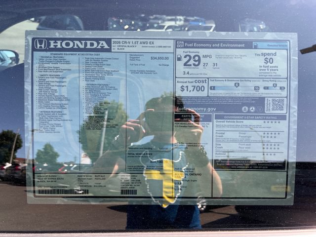 New 2026 Honda CR-V EX image 30