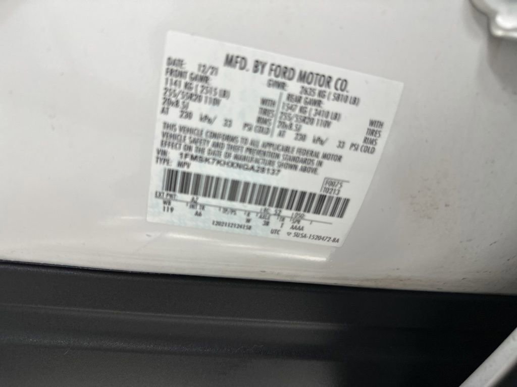Used 2022 Ford Explorer ST-Line RWD image 34