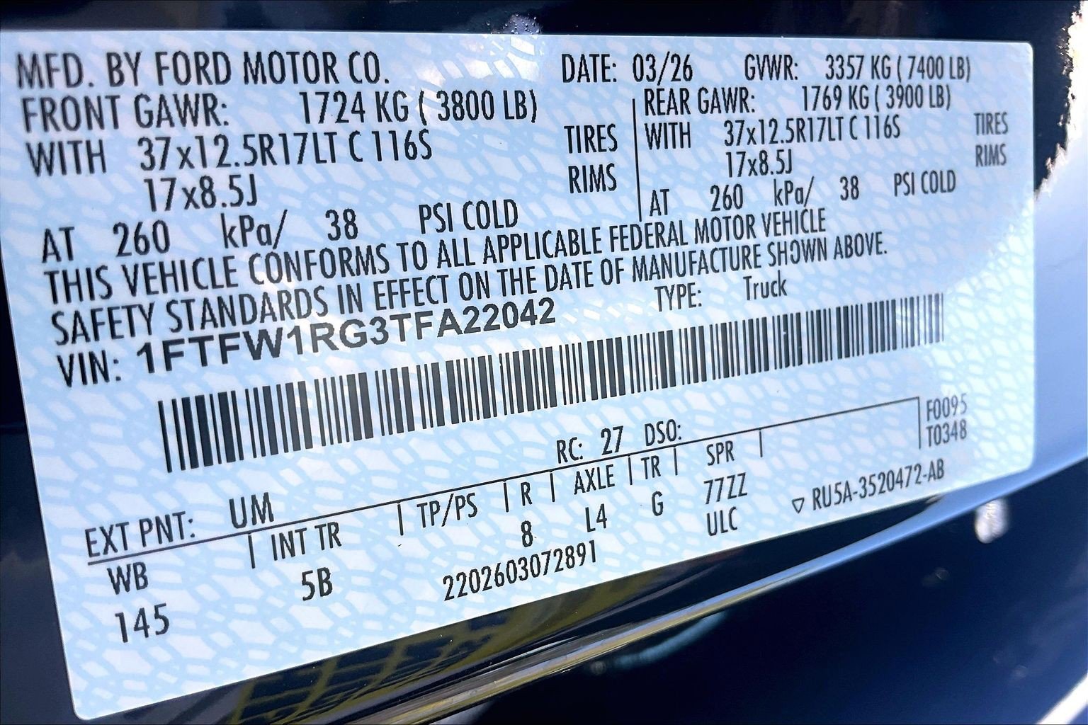 New 2026 Ford F150 Raptor AWD/4WD image 13
