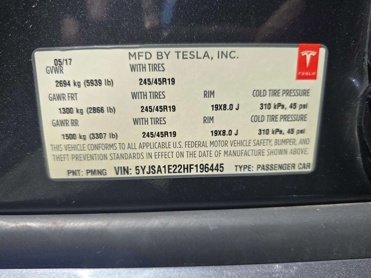 Used 2017 Tesla Model S 100D AWD/4WD image 63