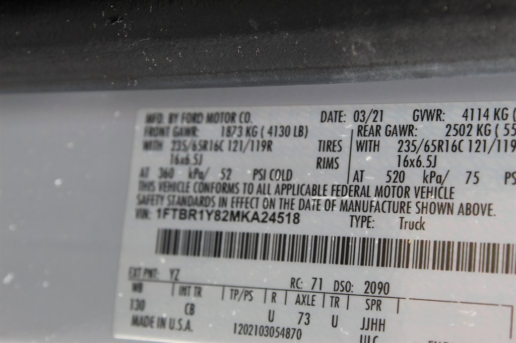 Used 2021 Ford Transit 250 Low Roof w/ Exterior Upgrade Package image 17