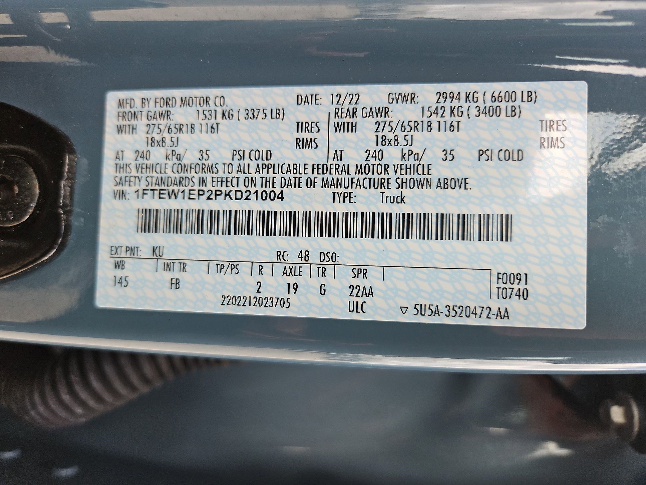 Used 2023 Ford F150 XLT w/ Equipment Group 302A High image 35