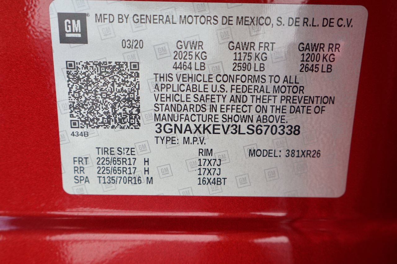 Used 2020 Chevrolet Equinox LT FWD image 28
