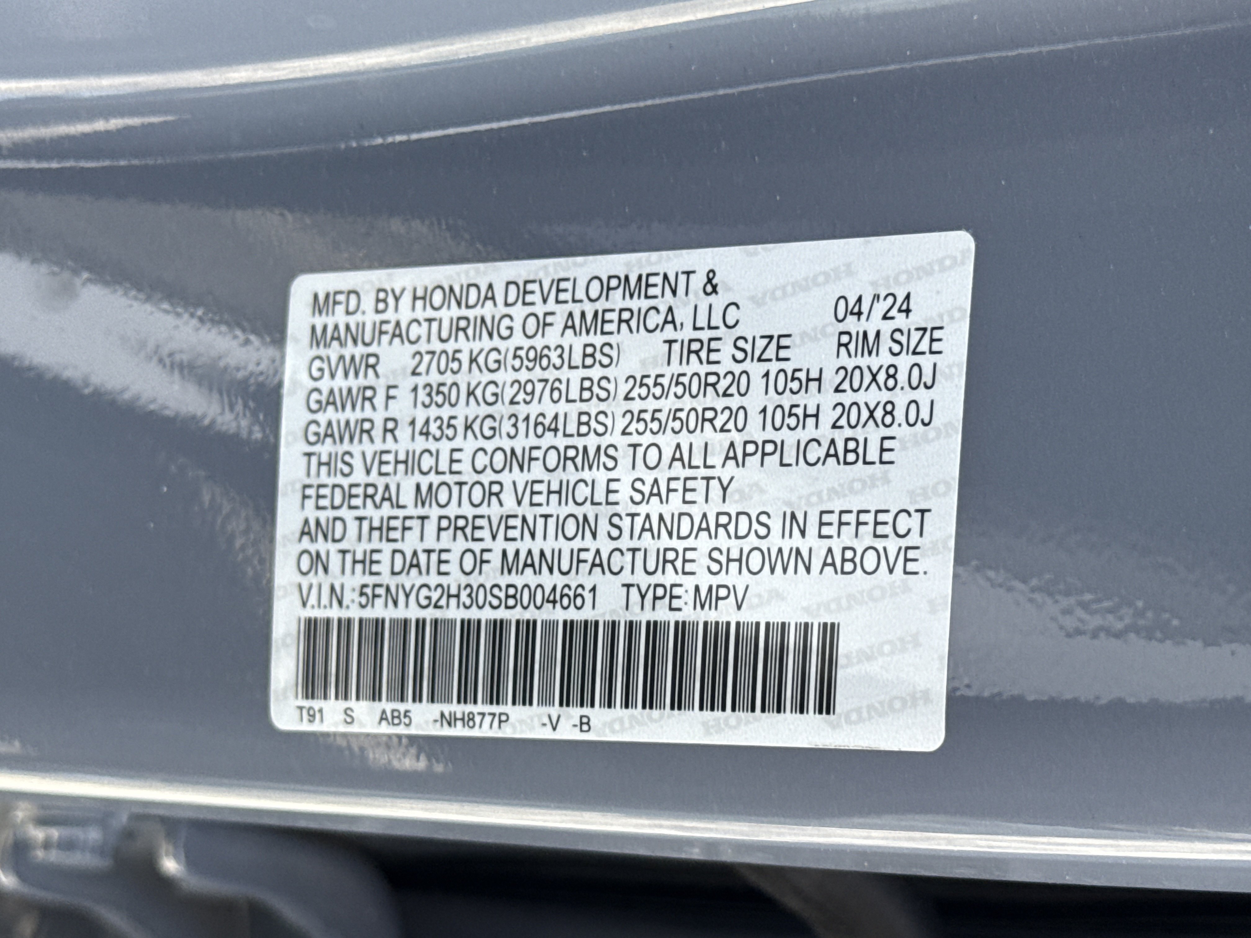 Certified 2025 Honda Pilot Sport image 42