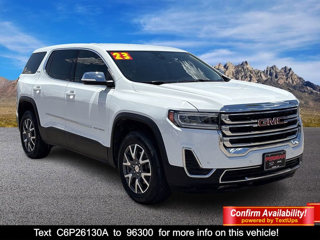 Used 2023 GMC Acadia SLE w/ LPO, Bright Accent Package