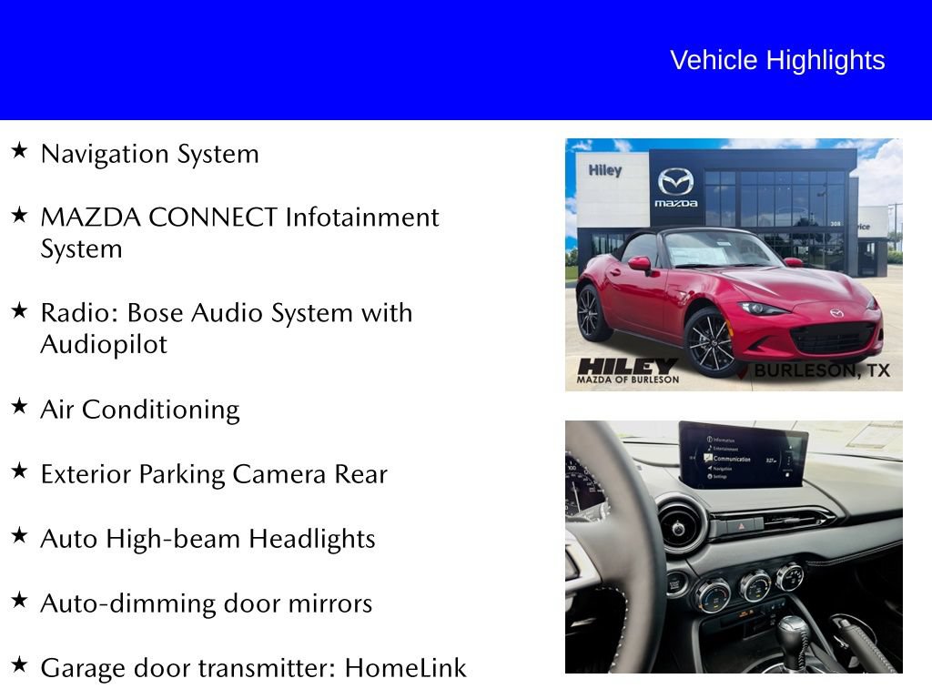 New 2026 MAZDA MX-5 Miata Grand Touring RWD image 9