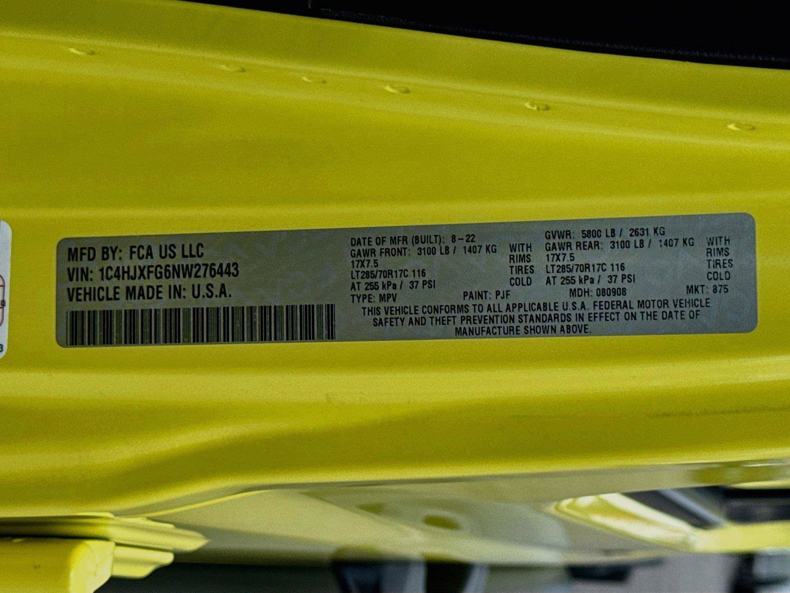 Used 2022 Jeep Wrangler Unlimited Rubicon w/ Steel Bumper Group AWD/4WD image 39