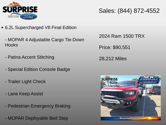 Used 2024 RAM 1500 TRX AWD/4WD image 20