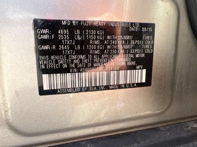 Used 2016 Subaru Outback 2.5i Premium AWD/4WD image 21
