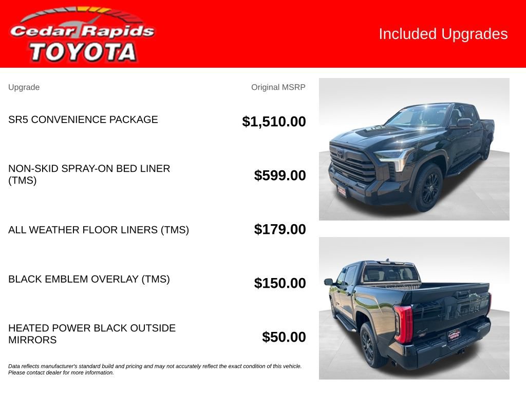 Used 2024 Toyota Tundra SR5 w/ SR5 Convenience Package AWD/4WD image 6