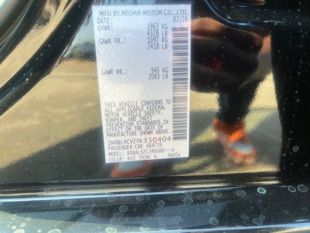 New 2026 Nissan Altima 2.5 SR w/ SR Midnight Edition Package FWD image 24