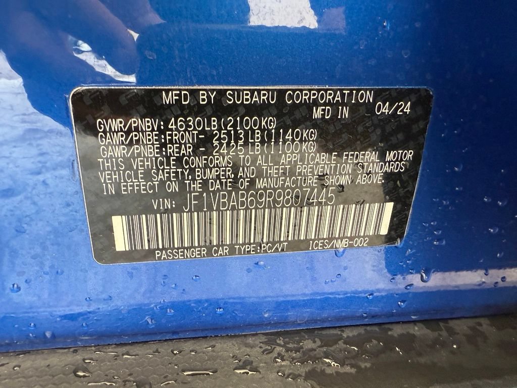 Used 2024 Subaru WRX w/ Accessory Package #2 AWD/4WD image 16