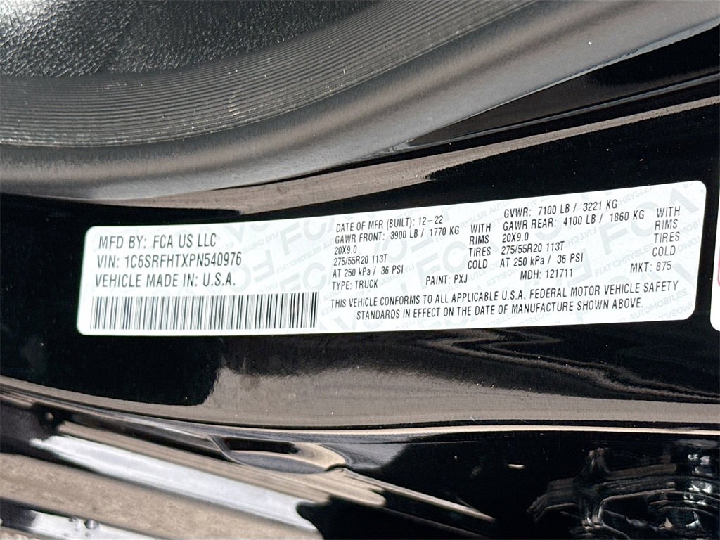 Used 2023 RAM 1500 Limited w/ Body Color Bumper Group image 35