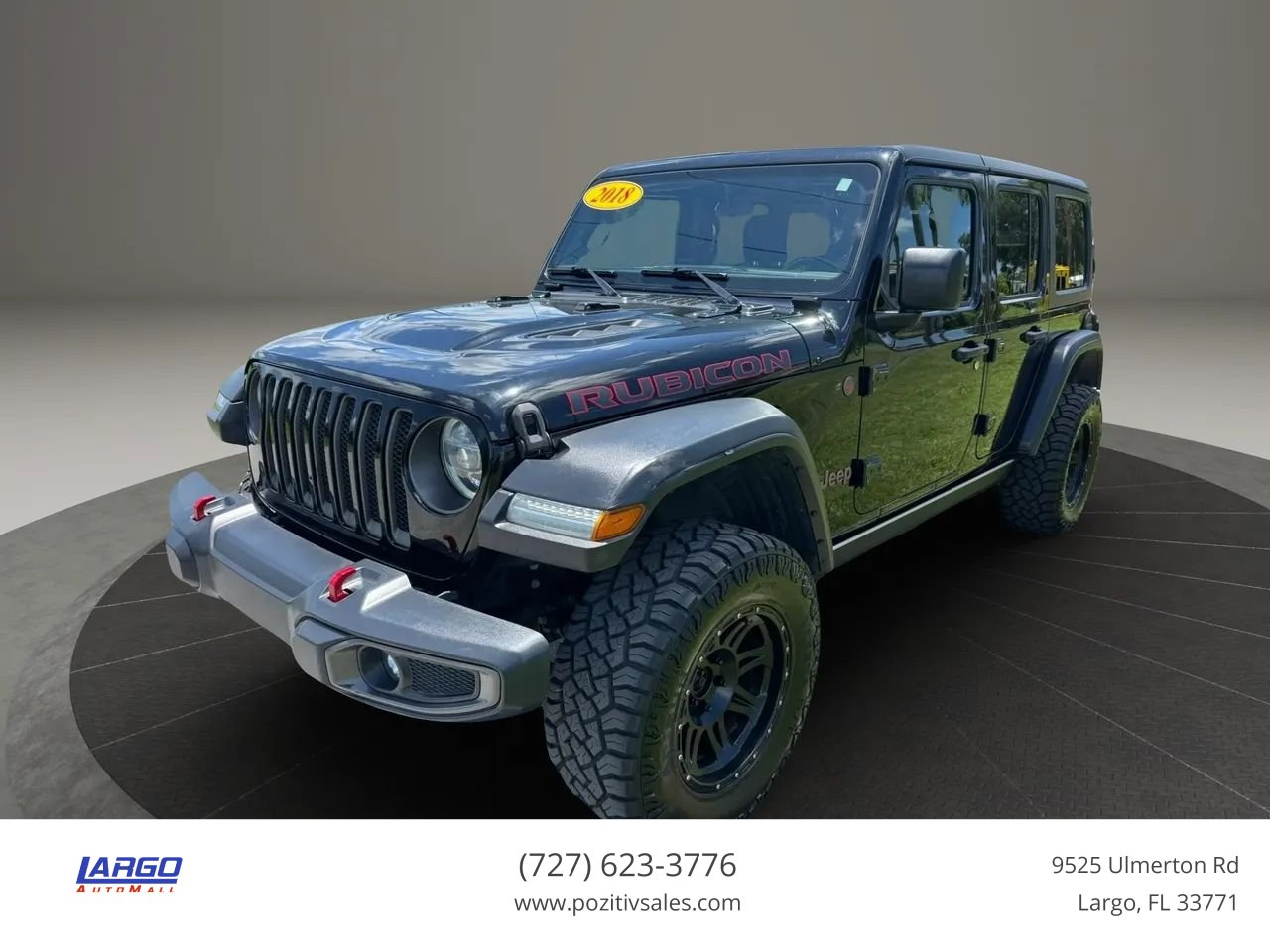 Used 2018 Jeep Wrangler Unlimited Rubicon w/ LED Lighting Group AWD/4WD image 1