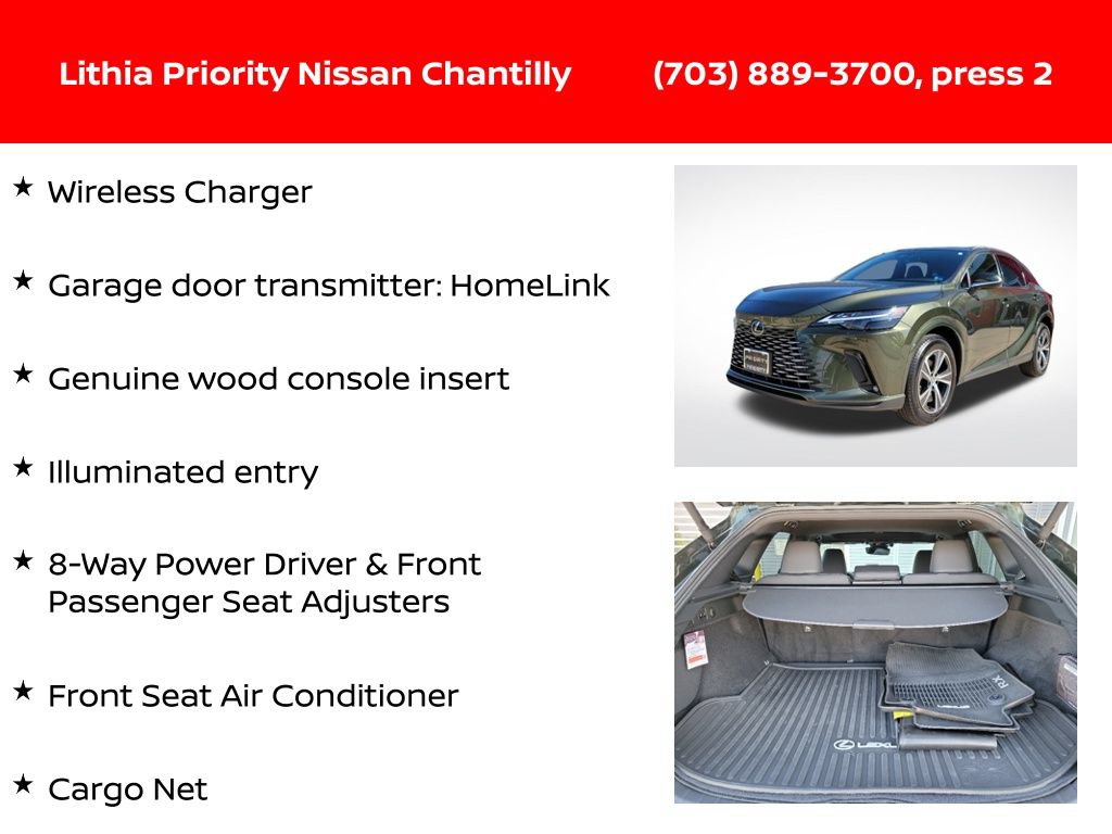 Used 2023 Lexus RX 350 Premium w/ Accessory Package (Z1) AWD/4WD image 24