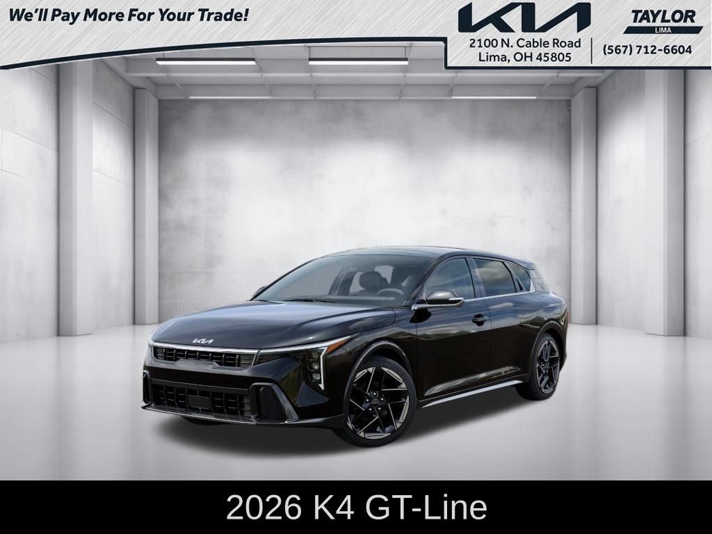 New 2026 Kia K4 GT-Line w/ GT-Line Premium Package FWD image 1