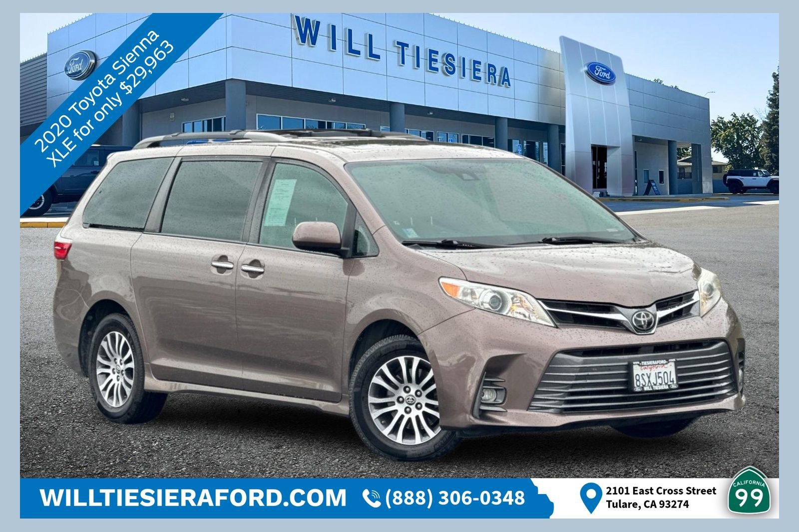 Used 2020 Toyota Sienna XLE w/ XLE Navigation Package FWD image 1