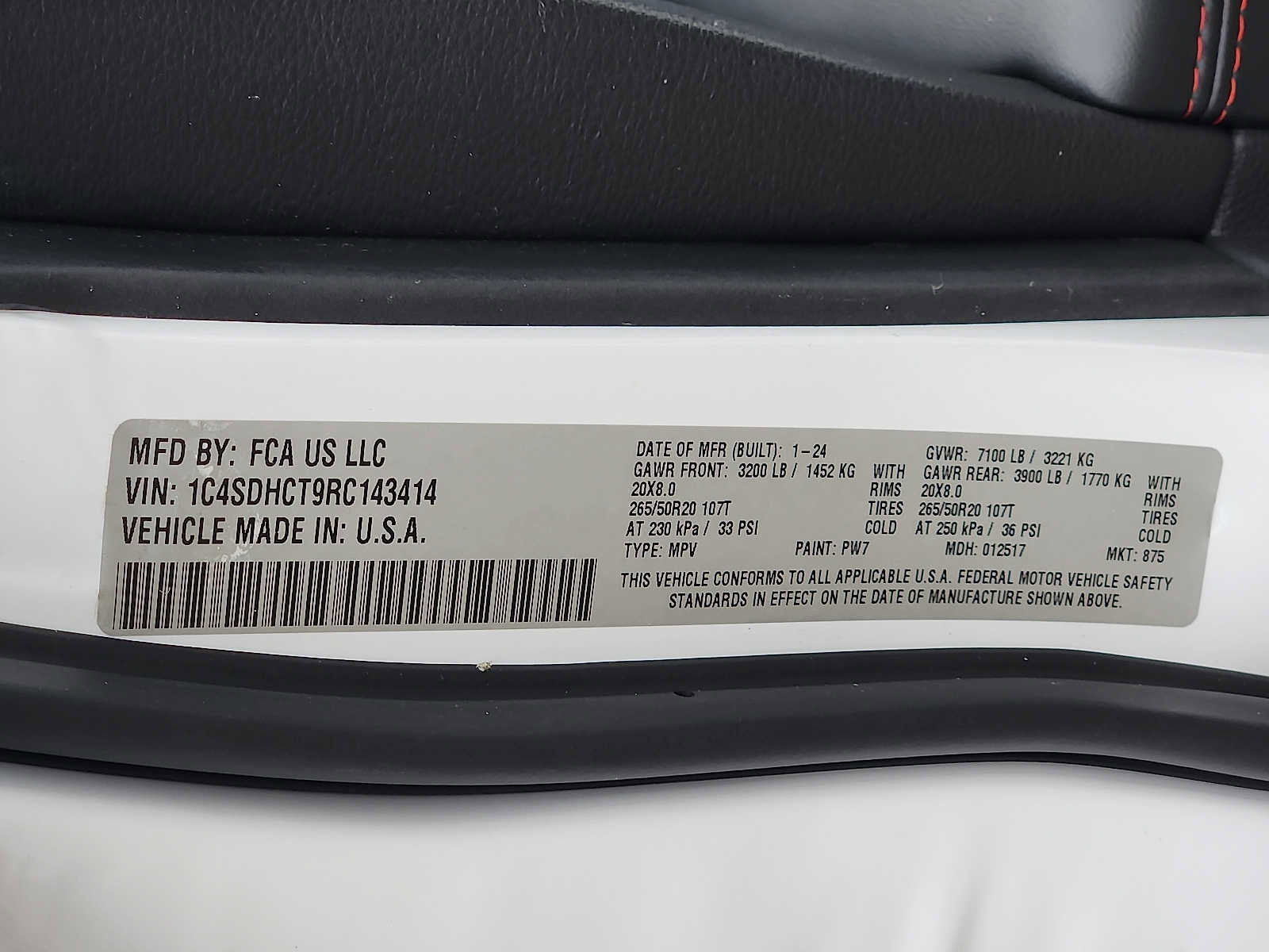 Certified 2024 Dodge Durango R/T image 26