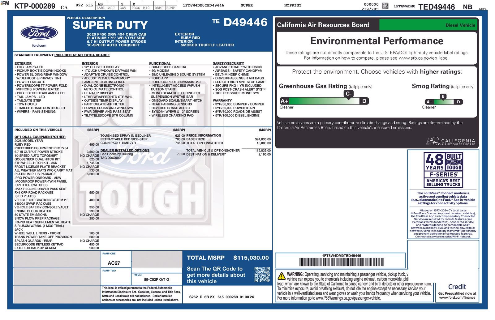 Used 2026 Ford F450 Platinum w/ Platinum Plus Package image 10