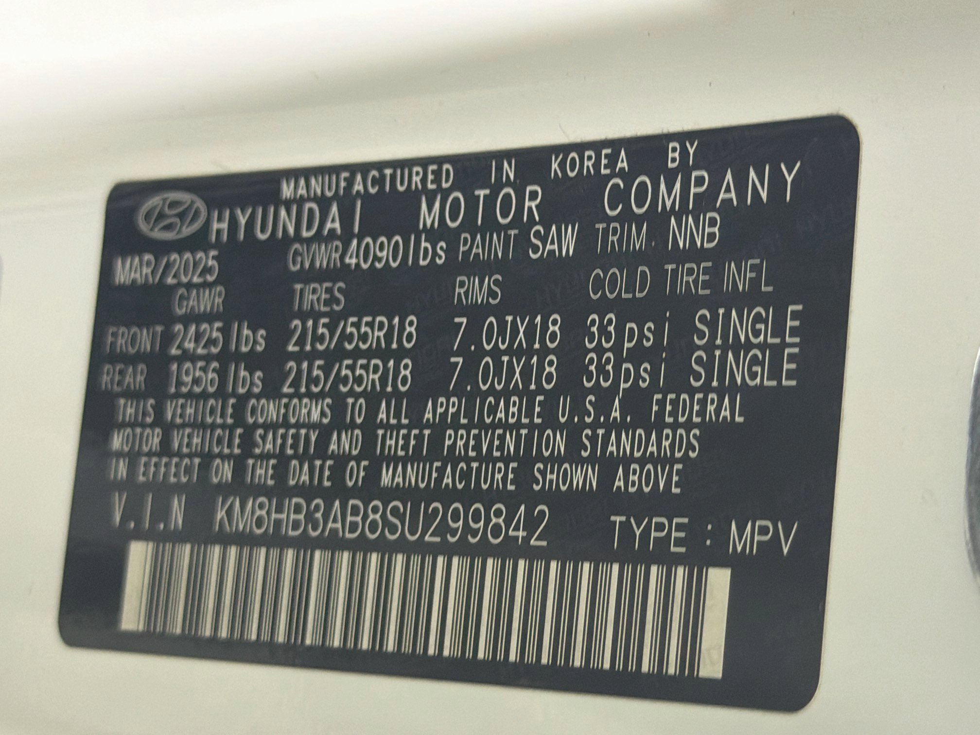 Used 2025 Hyundai Kona SEL FWD image 12