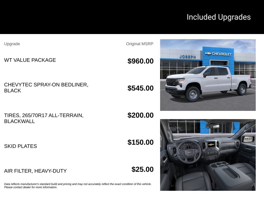 New 2026 Chevrolet Silverado 1500 W/T w/ WT Value Package AWD/4WD image 3