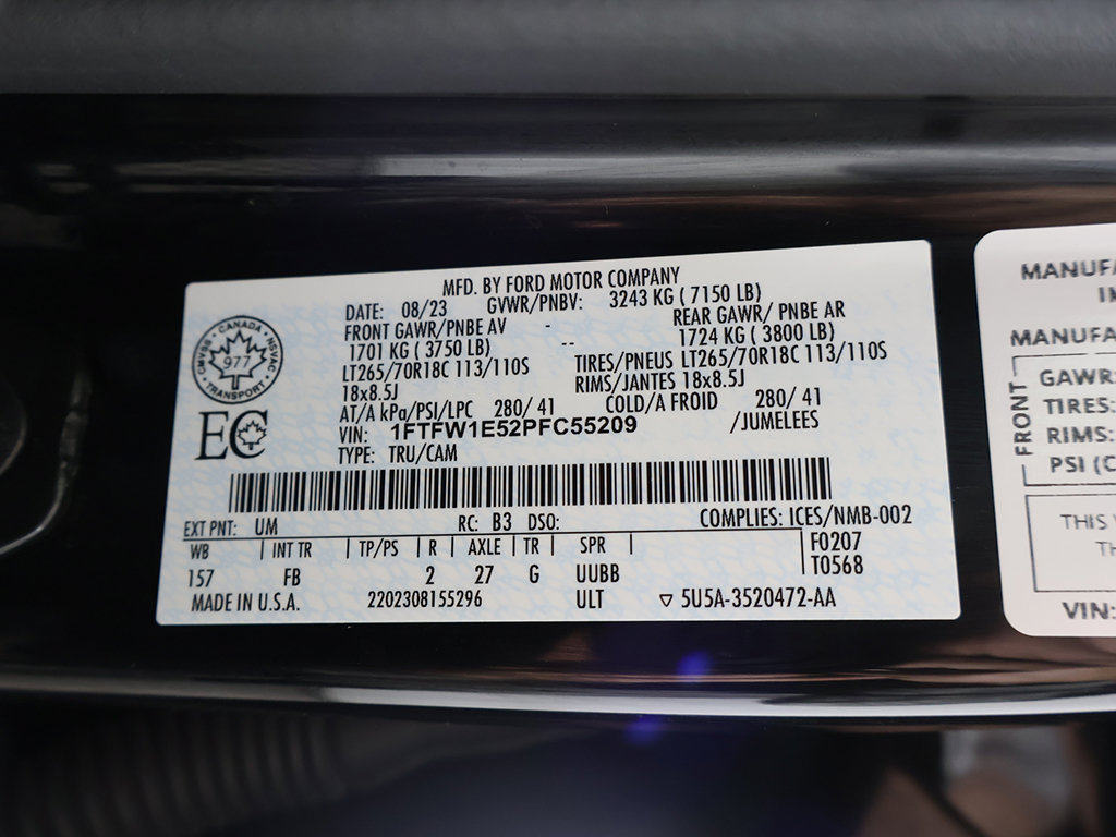 Used 2023 Ford F150 XLT w/ Equipment Group 302A High AWD/4WD image 54