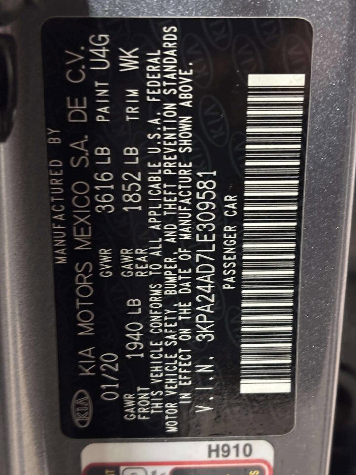 Used 2020 Kia Rio S image 40