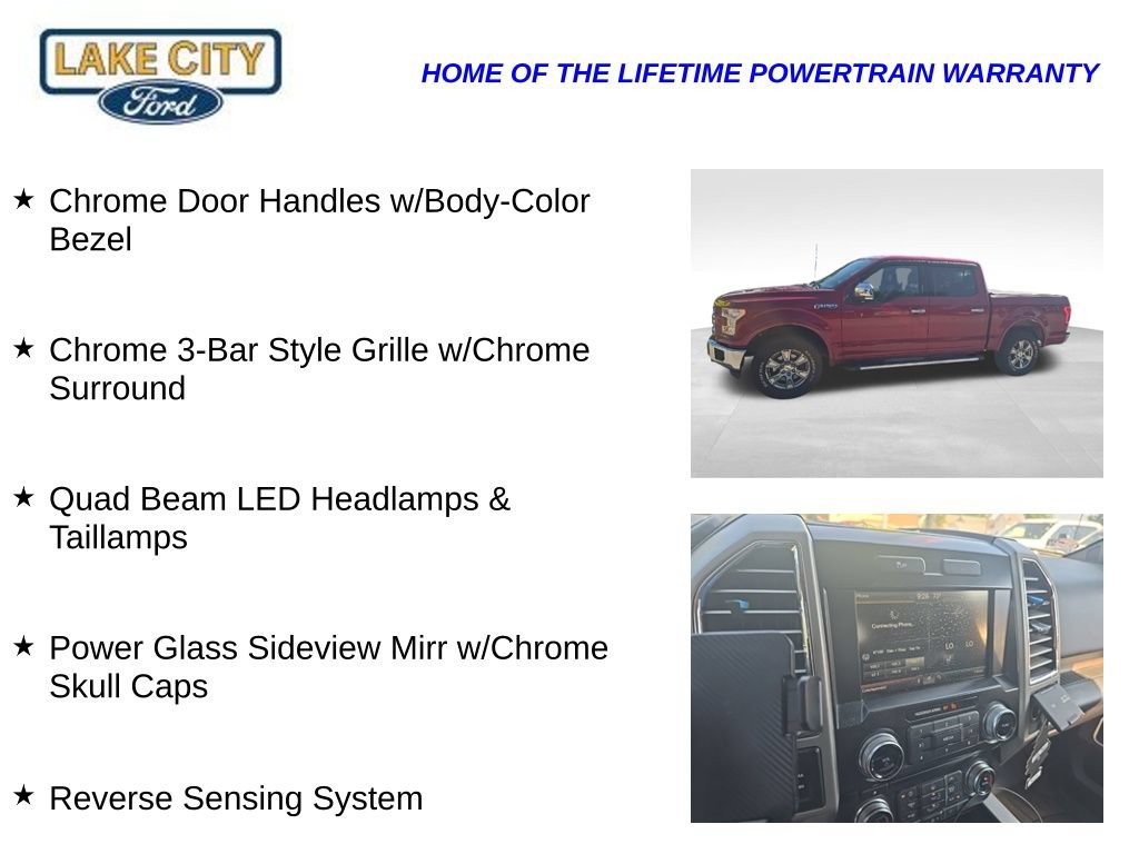 Used 2015 Ford F150 Lariat w/ Equipment Group 502A Luxury AWD/4WD image 15