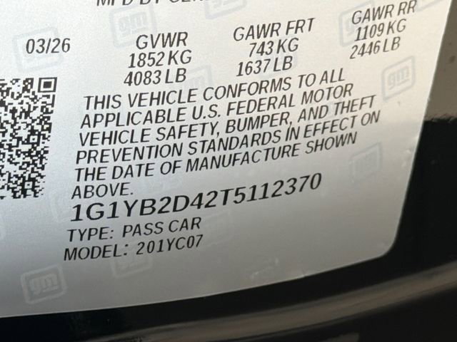 New 2026 Chevrolet Corvette Stingray Preferred Cpe w/ 2LT image 26