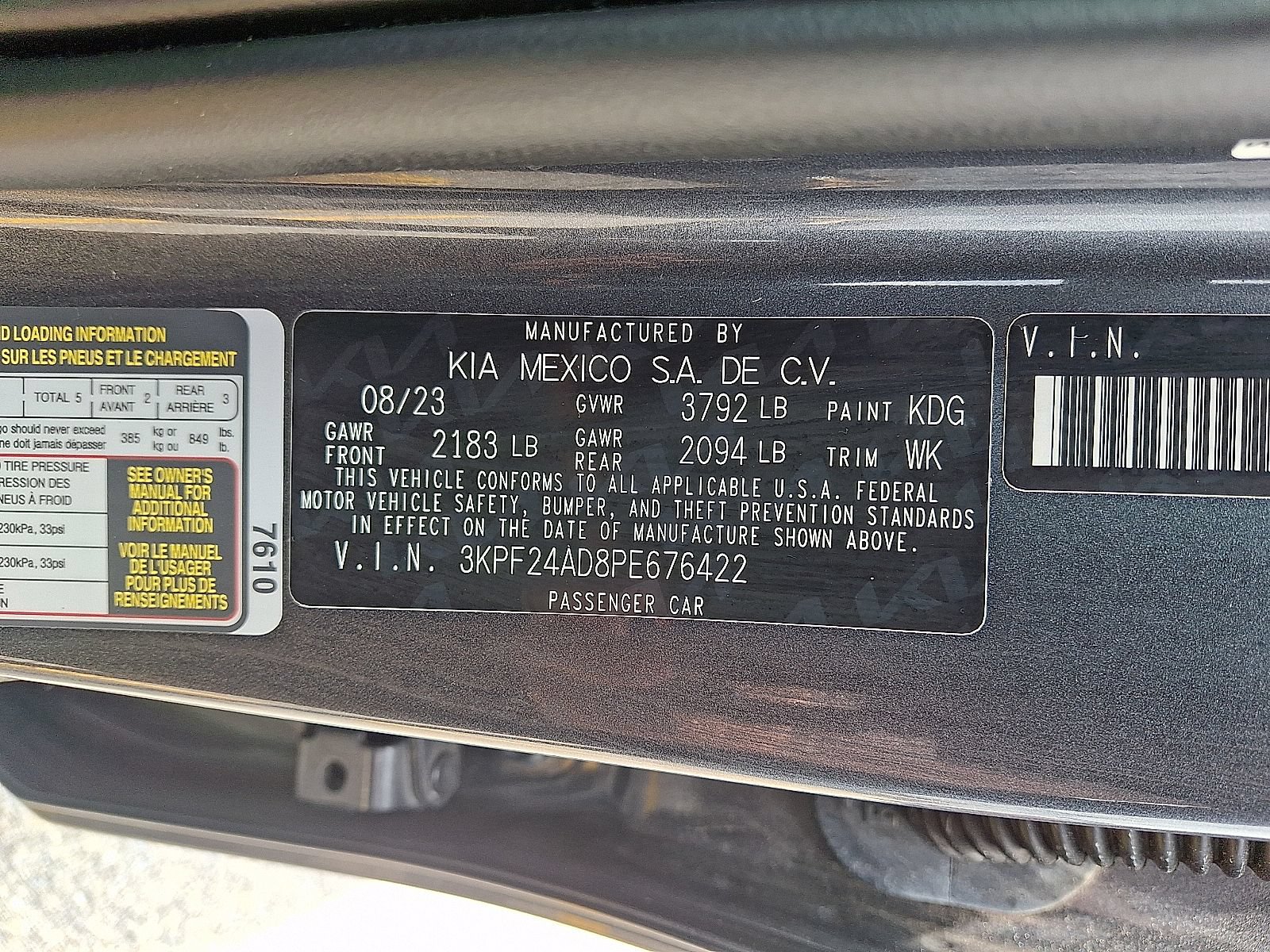 Used 2023 Kia Forte LXS FWD image 24
