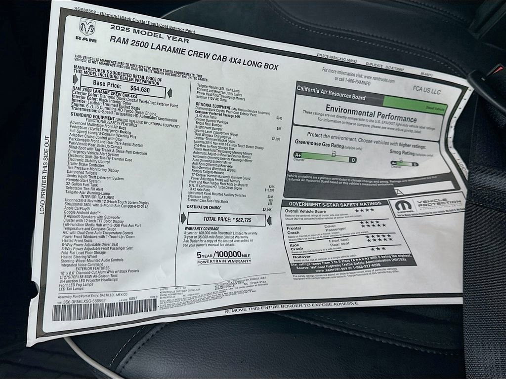 New 2025 RAM 2500 Laramie image 21