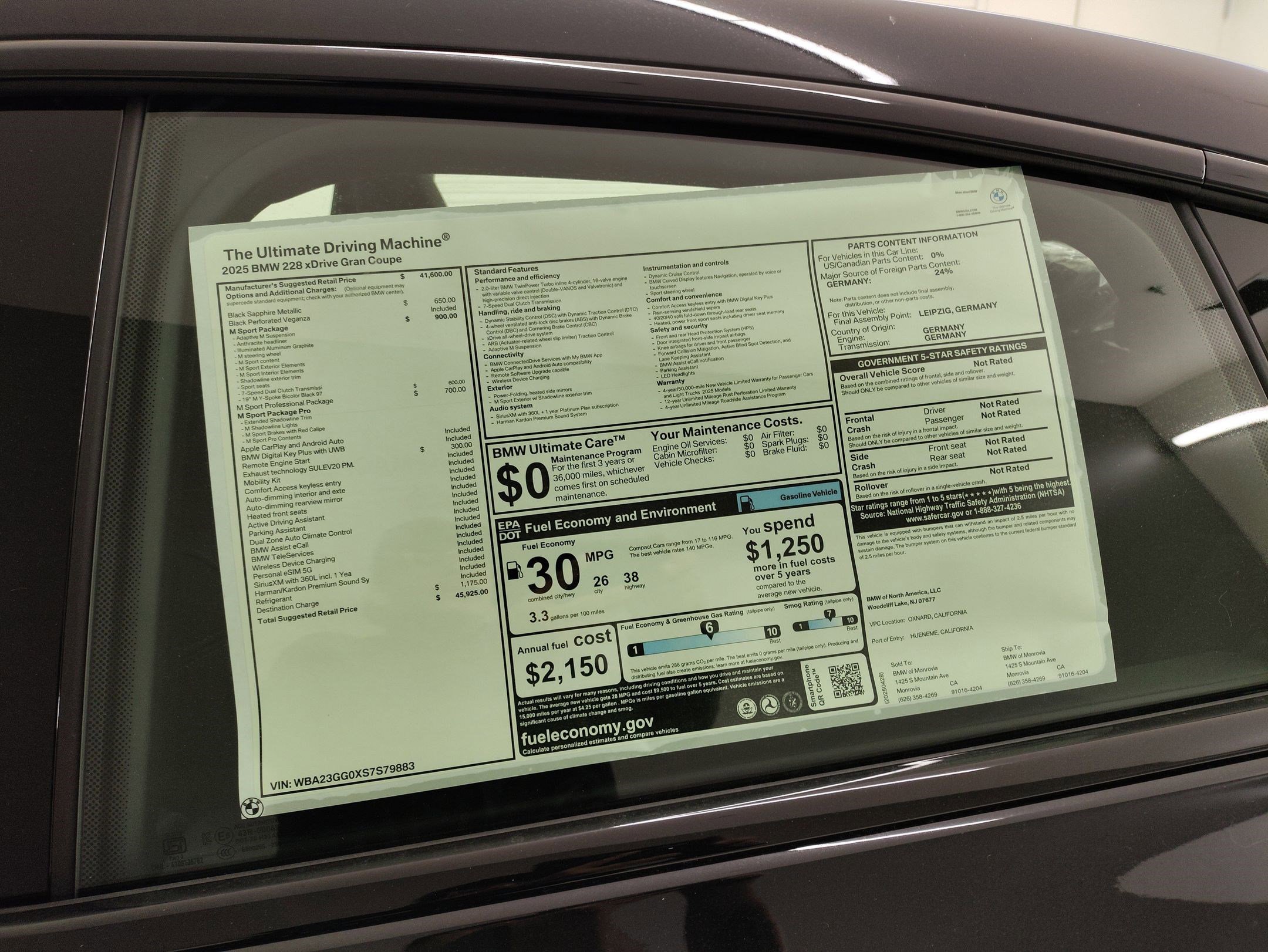 Used 2025 BMW 228i xDrive w/ M Sport Package image 28