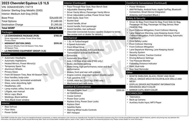 Used 2023 Chevrolet Equinox LS w/ LS Convenience Package image 7