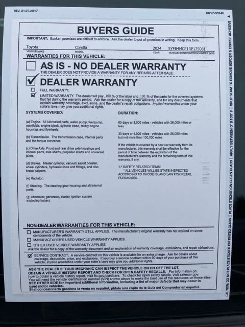 Certified 2024 Toyota Corolla Sedan w/ SE Convenience Package image 42