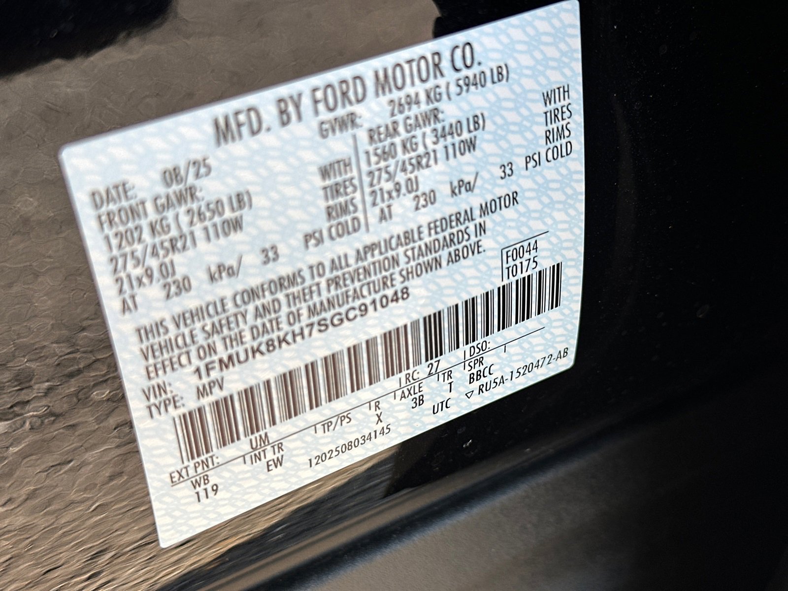 New 2025 Ford Explorer ST-Line w/ Premium Package image 37