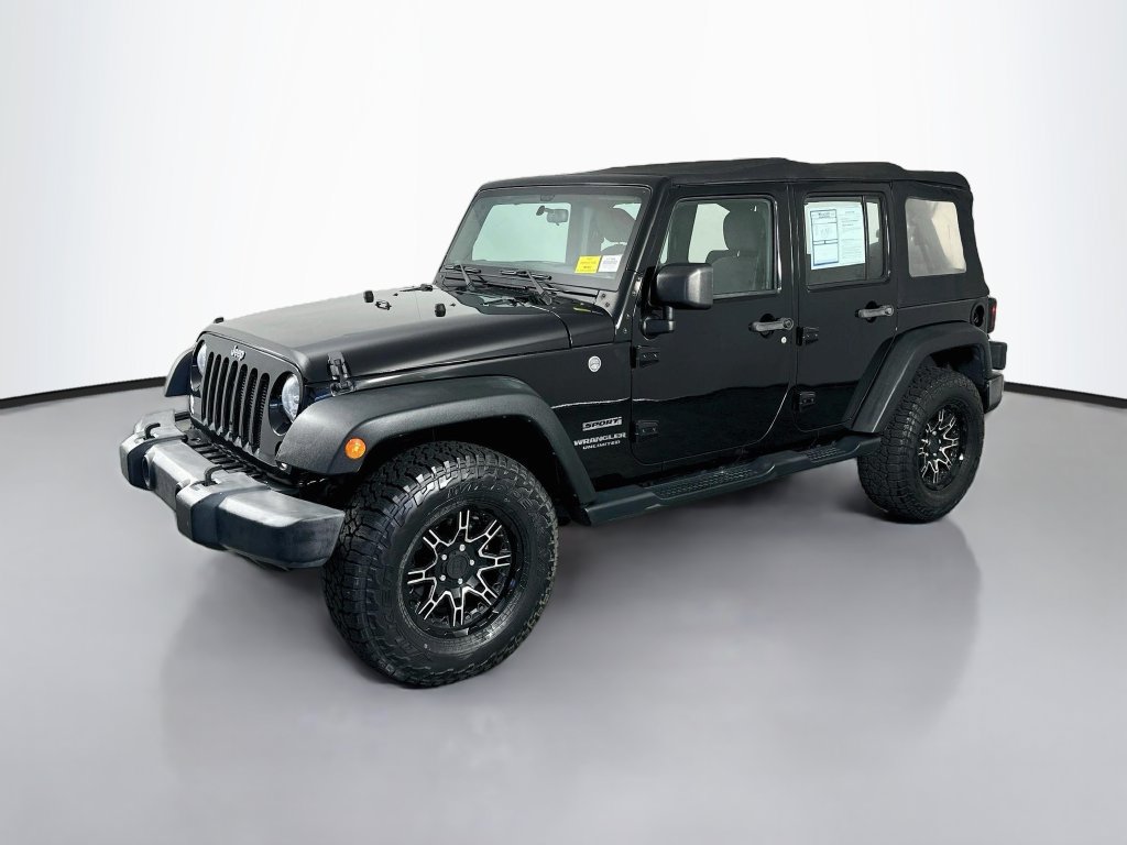 Used 2017 Jeep Wrangler Unlimited Sport w/ Connectivity Group AWD/4WD image 3