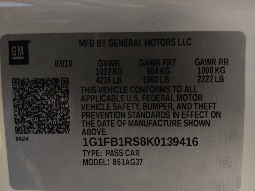 Used 2019 Chevrolet Camaro LT w/ RS Package RWD image 33
