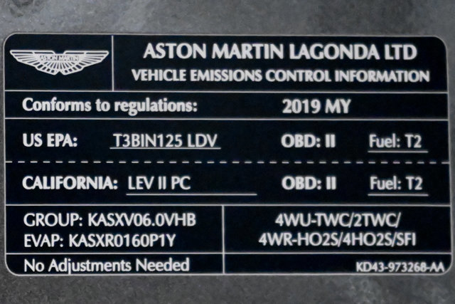 Used 2019 Aston Martin Rapide AMR image 50