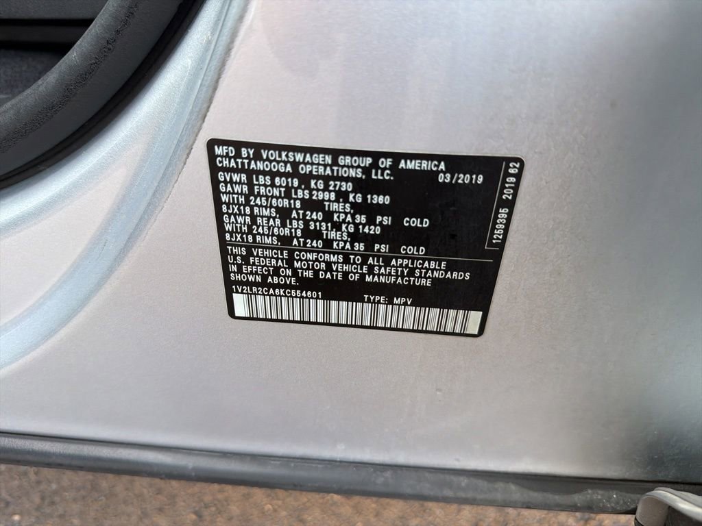 Used 2019 Volkswagen Atlas SE w/ Towing Package image 32