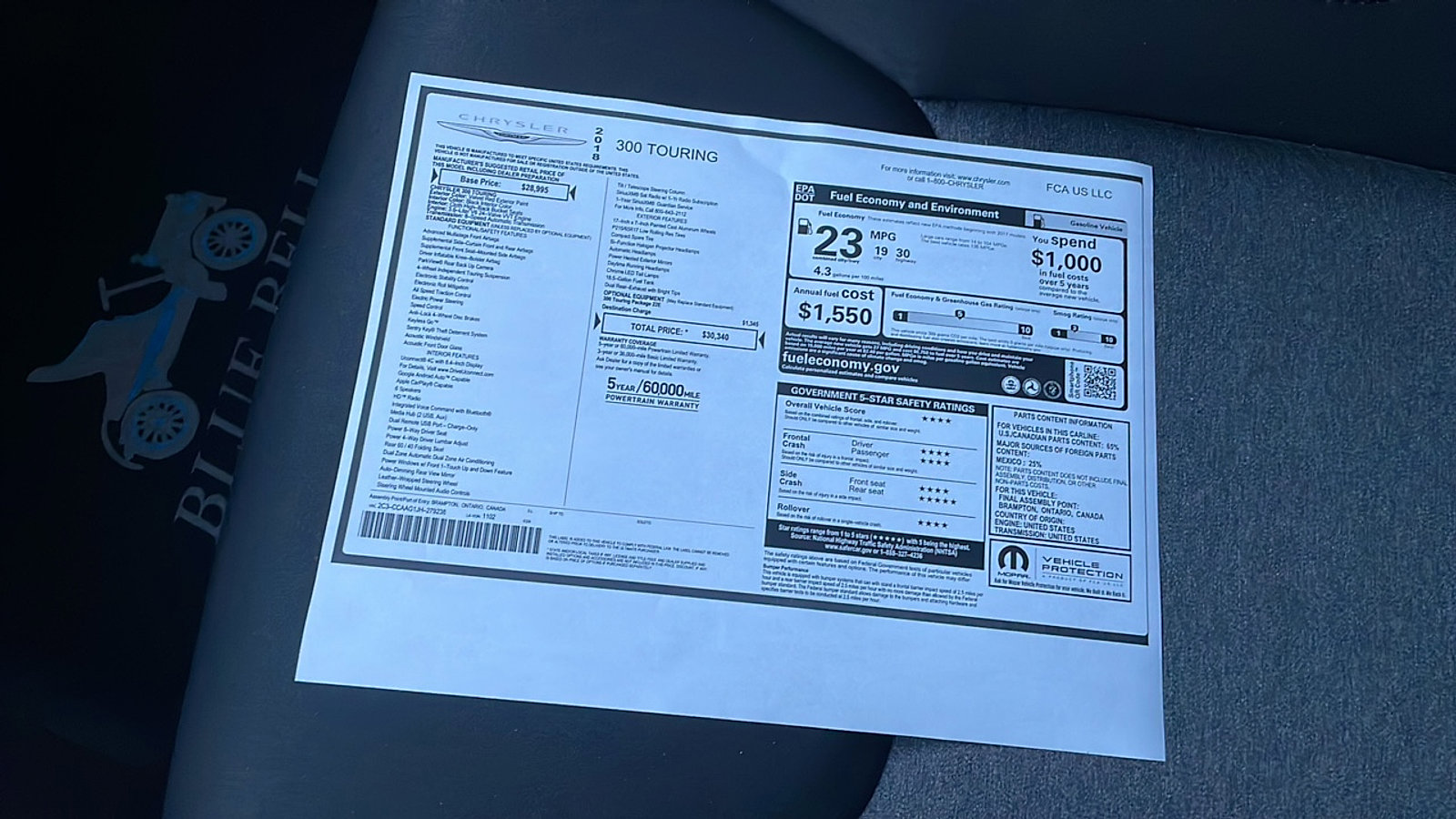 Used 2018 Chrysler 300 Touring image 53