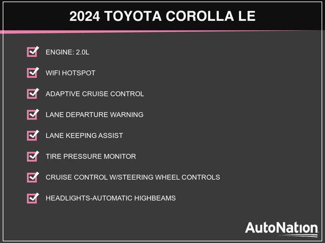 Certified 2024 Toyota Corolla LE FWD image 3