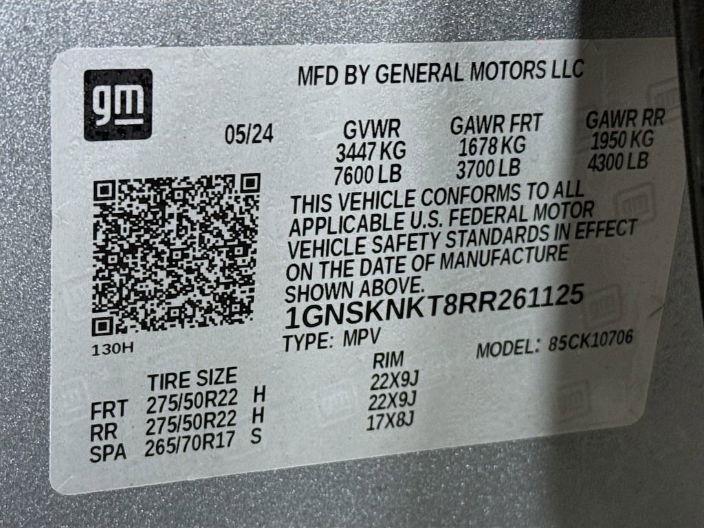 Used 2024 Chevrolet Tahoe LT w/ LT Signature Plus Package image 34