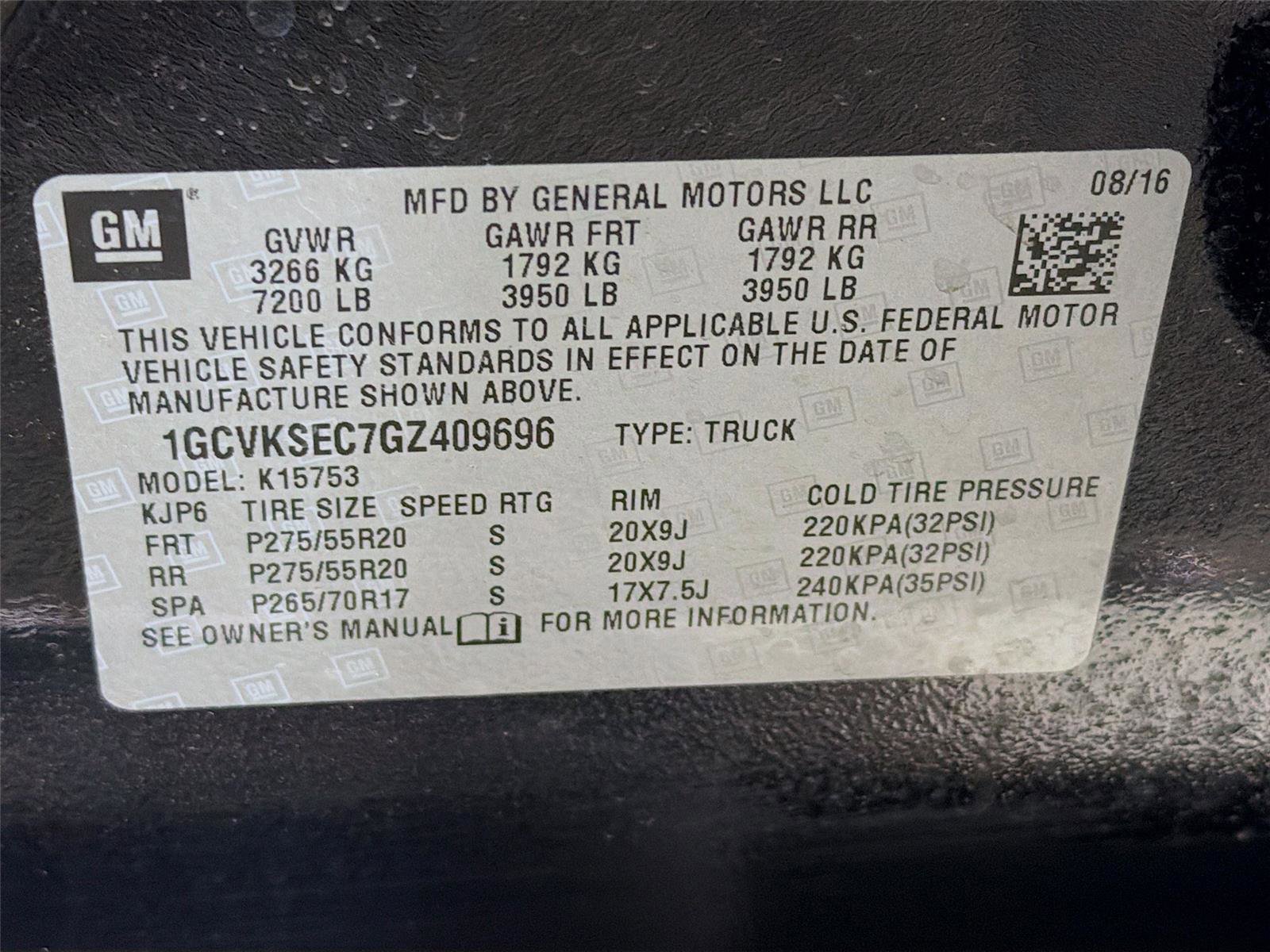 Used 2016 Chevrolet Silverado 1500 LTZ w/ LTZ Plus Package AWD/4WD image 32