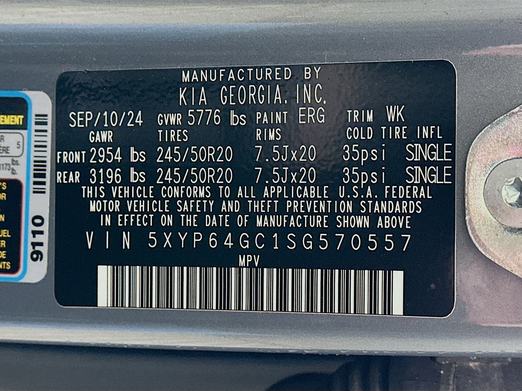 Used 2025 Kia Telluride S image 12