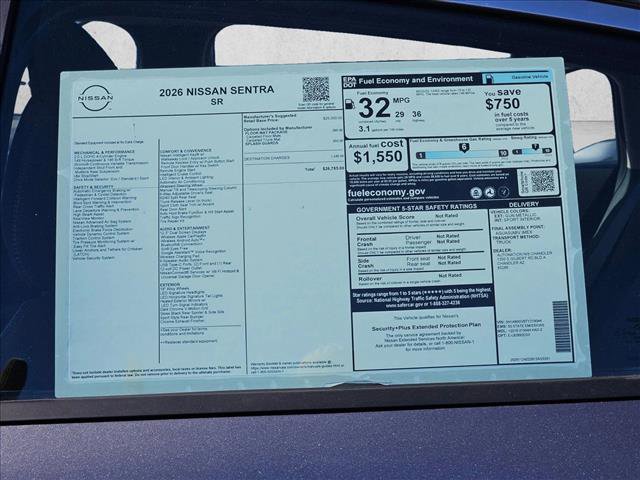 New 2026 Nissan Sentra SR image 16