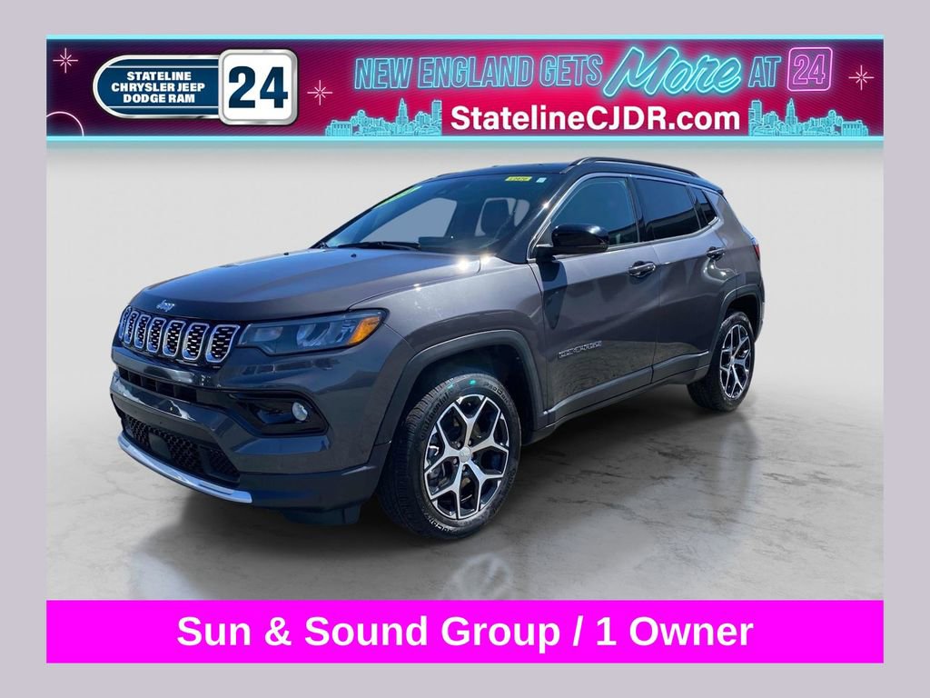 Used 2024 Jeep Compass Limited w/ Sun and Sound Group