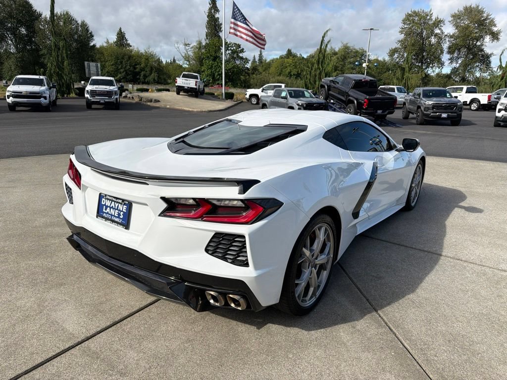 Used 2023 Chevrolet Corvette Stingray Coupe w/ Chrome Exterior Badge Package RWD image 6