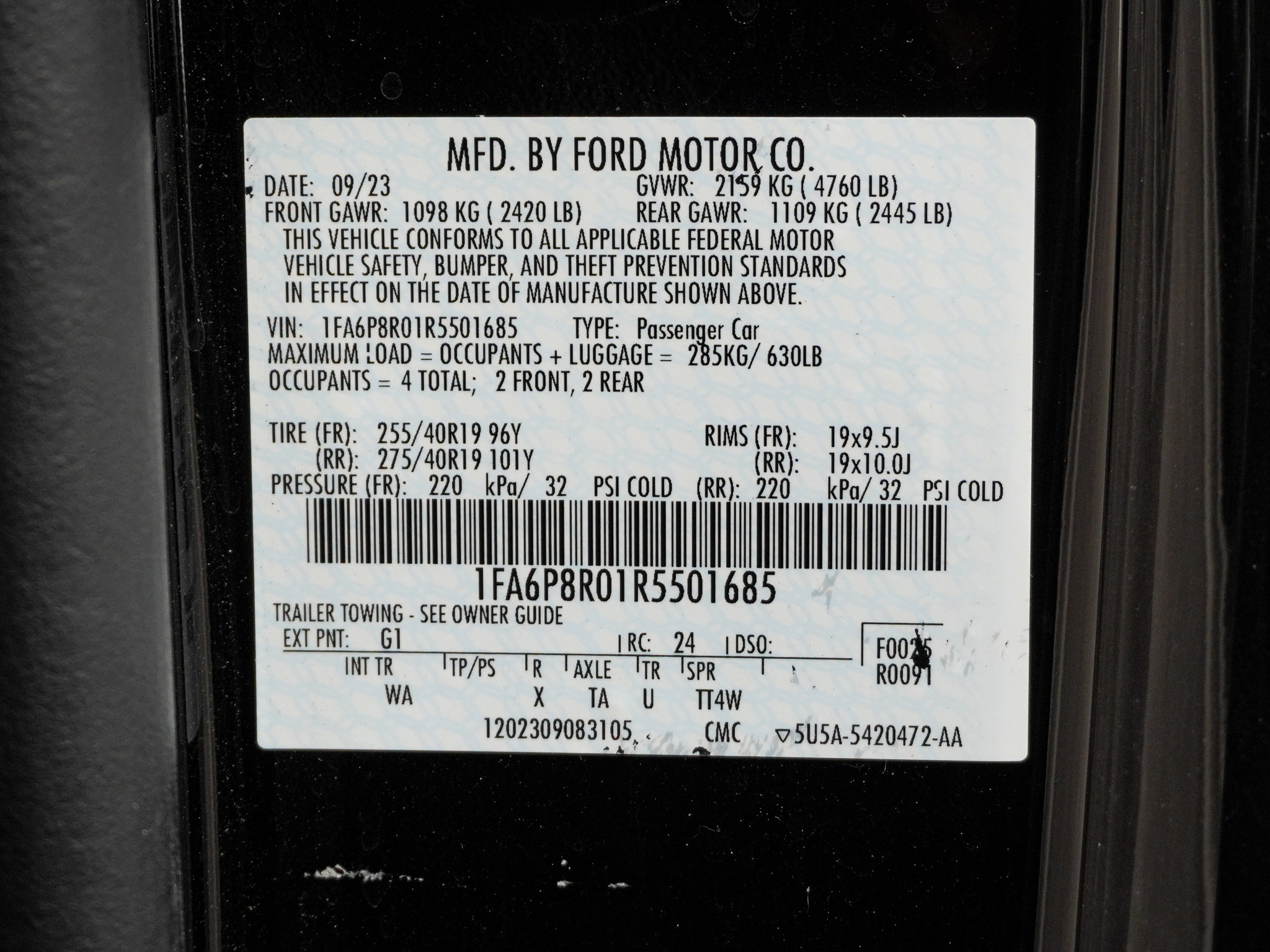 Used 2024 Ford Mustang Dark Horse w/ Security Package image 32