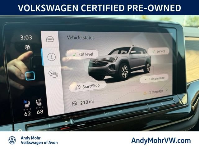 Used 2024 Volkswagen Atlas SE w/ Black Wheel Package AWD/4WD image 28