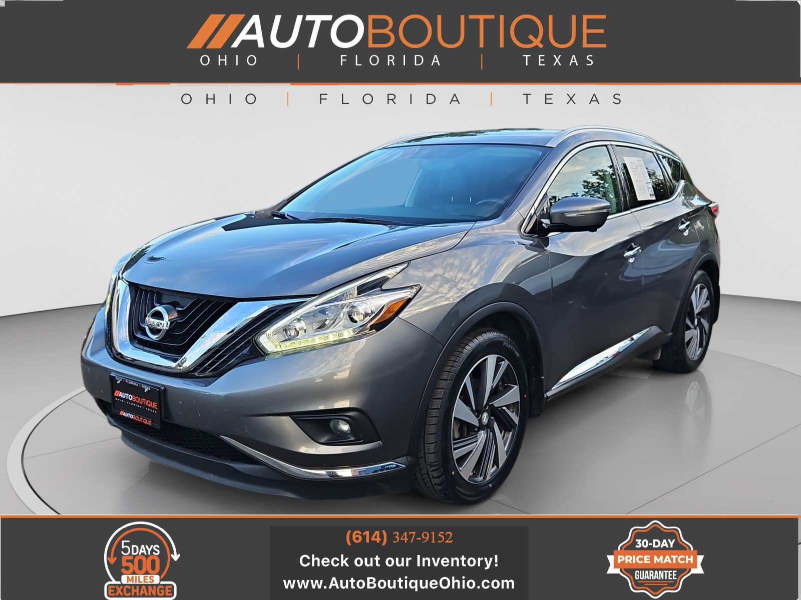 Used 2015 Nissan Murano Platinum w/ Cargo Package w/Cover AWD/4WD image 1